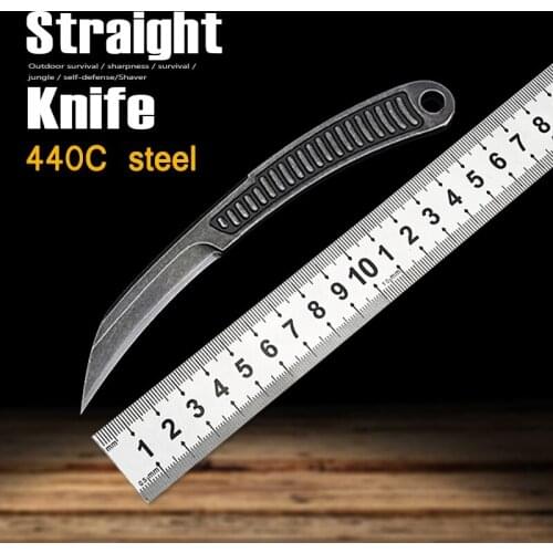 Outdoor Survival Portable Tactical Knife Pocket Hunting Knife Claw Fixed Blade K Sheath Camp Gadget EDC Gift Knife Utility Knife