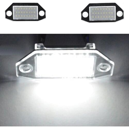 Car License plate Light White 18 SMD For Ford Mondeo MK3 MKIII 4/5D 2000-2007