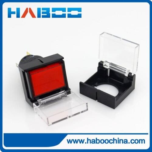 20pcs /lot dia.16mm push button switch protective cover protection cover for rectangular head switch