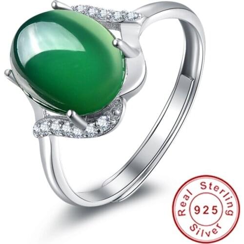 Green Nano Russian Princess Diana Engagement Wedding Ring For Women Solitaire Genuine 925 Sterling Silver Fashion 2017