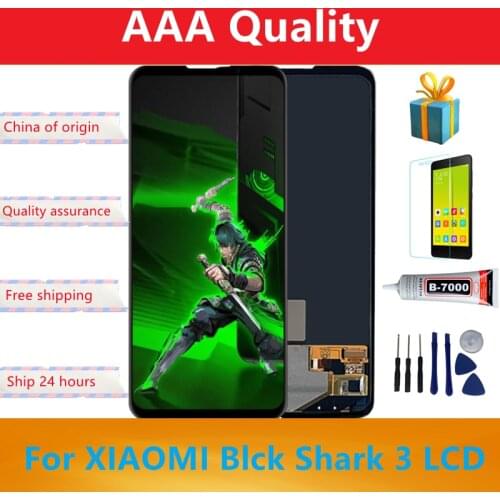 6.67'' For Xiaomi Black Shark 3 Lcd Screen Display+Touch Glass Digitizer Full Assembly Replacement For Xiaomi BlackShark 3 Lcd
