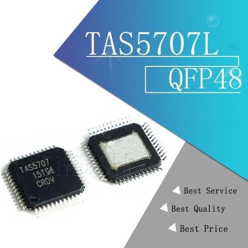 1pcs/lot TAS5707L TAS5707 QFP48 Digital Audio Amplifier IC