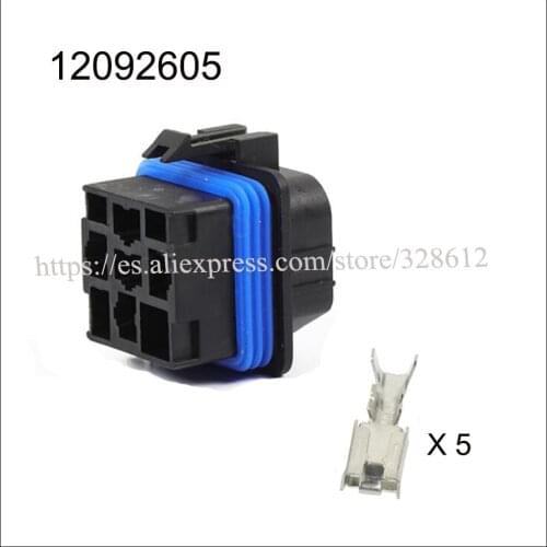 12092605 car wire female cable Waterproof sheath 5 pin connector automotive Plug Automotive relay socket include terminal seal