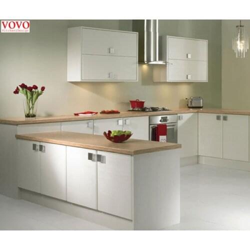 White melamine kitchen cabinet