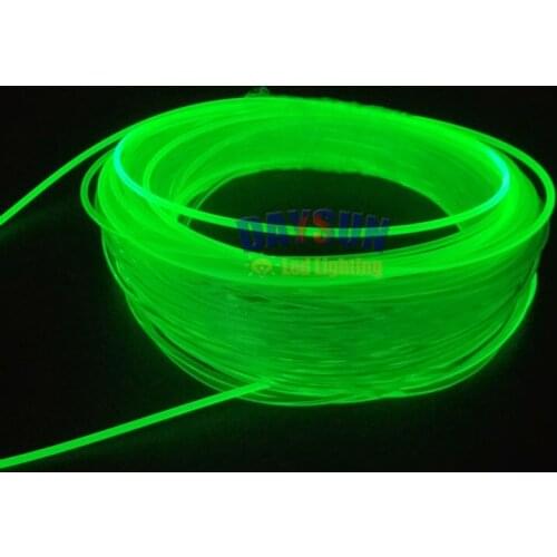 Free Shipping 5 Meters A Lot Side Glow Optic Fiber Cable for Car Atmosphere Light PMMA Universal Dia 2.0mm in 5 Meters for Car