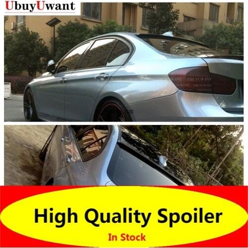 For BMW F30 3 Series F30 2013 2014 2015 2016 2017 2018 ABS Primer Rear Roof Spoiler Tail Trunk Boot Wing Decoration Car Styling