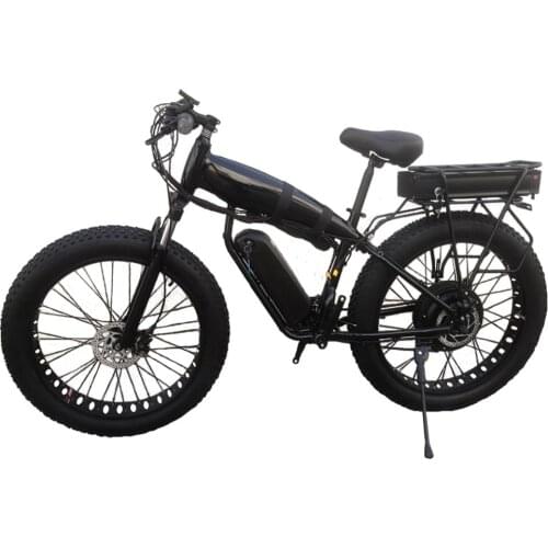Dual battery off-road mountain bike engine 48V 1500W fat tire 4.0 electric bike double shock absorption ebike free delivery bike