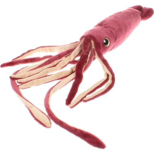 Simulation 40cm Giant Marine Animal Squid Plush Toy Simulation Octopus Squid Stuffed Animal Doll Kids Gift
