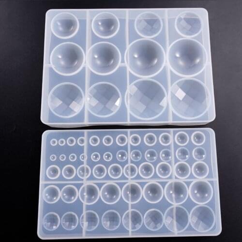 Round Silicone Jewelry Making Mould Practical Pendant Ornaments Handmade Tools Moulds DIY Handcraft Soap Candle Mold