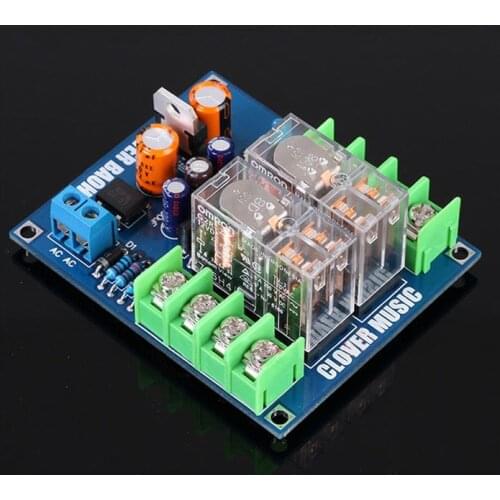 Top Deals Dual OMRON Relay 7812+UPC1237 Speaker Protection Board Kit for HIFI DIY AC 12-24