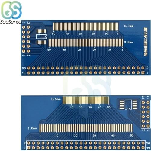 Multiple 0.5/0.7/0.8/1.0mm Pitch TFT LCM LCD Adapter Board FPC Board SMD To DIP