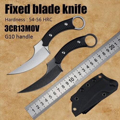 Fixed blade knife utility tactical karambit camping knife csgo outdoor edc tools