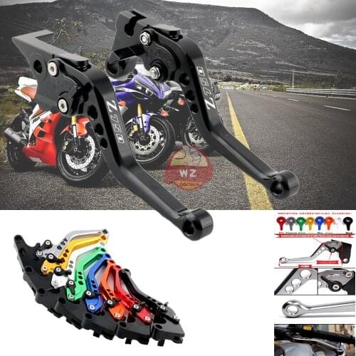 Para KAWASAKI Z750 Z 750 de 2007 de 2008 de 2009 de 2010 de 2011 2012 accesorios de la motocicleta de aluminio corto palancas de