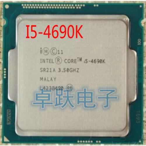 Intel I5-4690K I5 4690K 3.5GHz LGA 1150 22nm 88W quad core Desktop CPU Processor scrattered pieces free shipping