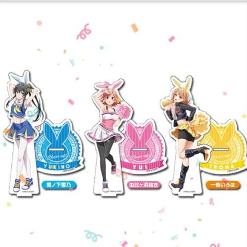 Anime My Youth Romantic Comedy Is Wrong As I Expected Yukinoshita Acrylic Stand Figure Model Plate Cheerleader Uniform Series