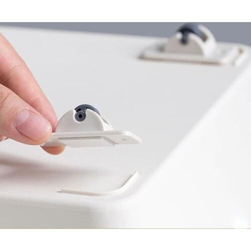 4pcs Self Adhesive Casters Pulley Roller for Cabinet Drawer Storage Box Directional Wheels Furniture Accessories Hardware Gadget