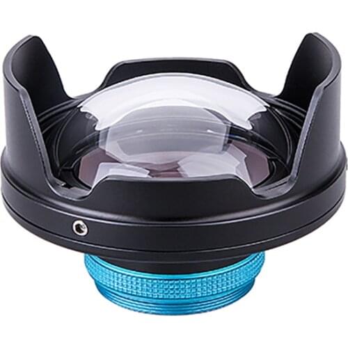 Weefine WFL07 Scuba Diving Waterproof Fisheye Wide Angle Lens M52 24mm for Cell Smart Phone Housing Underwater Photography