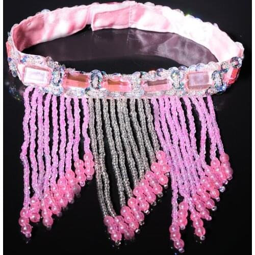 New Bellydance Rhinestones jewelry collares belly dance necklaces Bellydancing torque choker Accessories for women 3120