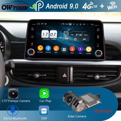 1280*720 8" IPS 8Core 4+64G Android 9.0 Car Multimedia Player GPS Radio Stereo For KIA Morning Picanto 2016 2017 2018 Parrot BT