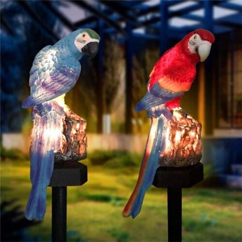 2 Colours Sculptures Lamp Owl Shape Outdoor Garden for Garden Decoration Waterproof Bird Resin Yard Garden Decor Sculptures