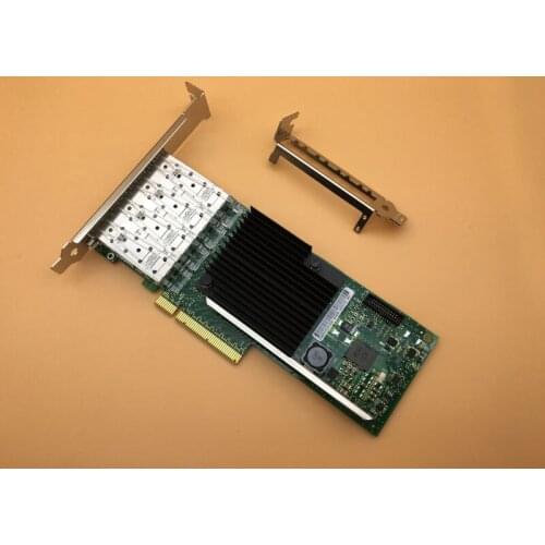 4 Port SFP+ 10G PCIE X8 LC Fiber Ethernet Converged Network Adapter NIC X710-DA4 Free Shipping