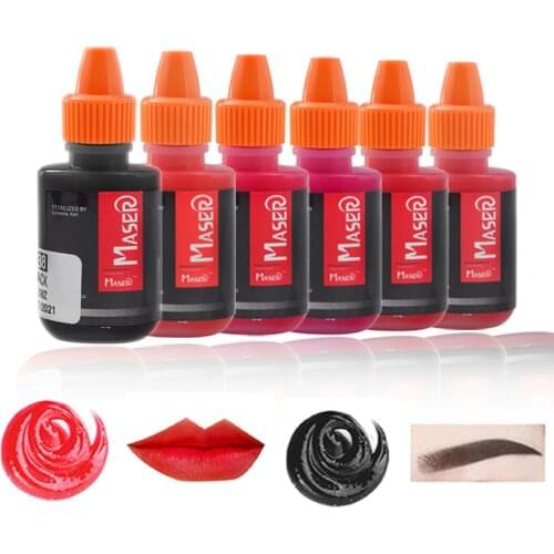 Tattoo ink 29color Optional Permanent Makeup Micro Pigment Cosmetic encre tatouage Tattoo Ink Permanent Eyebrow Eyeliner Lip