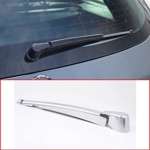For Mercedes Benz X253 GLC Class 200 260 Chrome Rear Trunk Window Wiper Arm Blade Cover Trim Overlay Nozzle Molding Car Styling