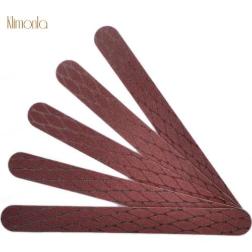 50pcs/lot Brown Nail File Sanding Buffer Grits 150 Fish Scale Nail Polish Blocks Cuticle Remover Trimming Manicure Care Tools