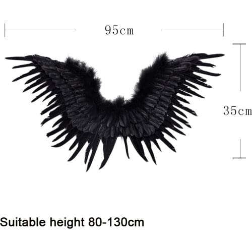 Angel Feather Wing Costume Cosplay Fairy Photo Props Children Party home decor wedding birthday