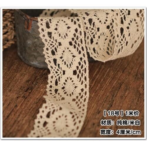 Dailylike Lace Trimming Ribbon Trim Lace Ribbon Lace Trimmings Sewing Trim Embroidered Laces Ribbon Packaging Lace Ribbon