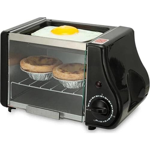 Multifunction mini electric Baking Bakery roast Oven grill fried eggs Omelette frying pan breakfast machine bread maker Toaster