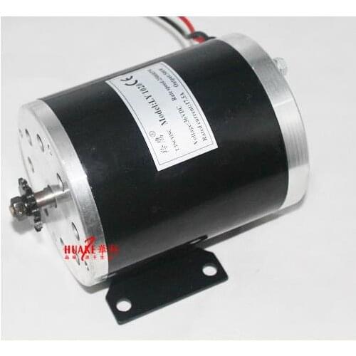 48V 500W MY1020 Permanent Magnet Brush Motor High Speed 25H / T8F Sprocket Electric Vehicle / Scooter / DIY Motor