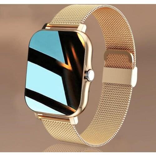 Mens and womens smart watches, new waterproof wristband accessories, 1.69 inch full-color touch screen, motion