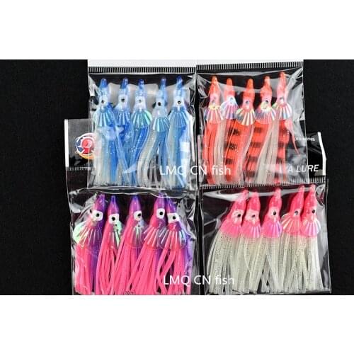 Soft Squid Skirt Fishing Tackle Sea Fishing Soft Lures Octopus Bait Threads Skirts 6cm