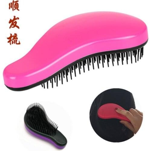 Small magic comb massage comb does not knot smooth hair comb head comb portable comb with comb female head comb