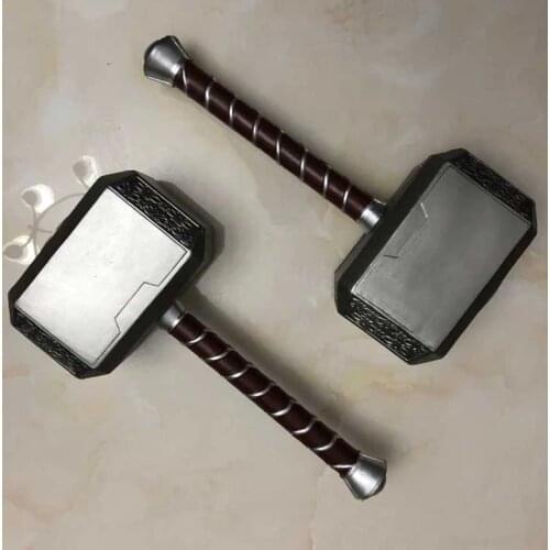 [New] 1: 1 Simulation 44cm The hammer mjolnir model toy adult cosplay costume party model toy collection