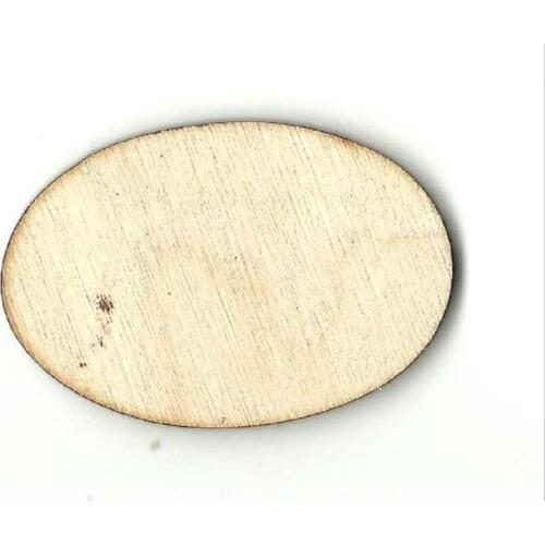 Oval - Laser Cut Out Unfinished Wood Shape