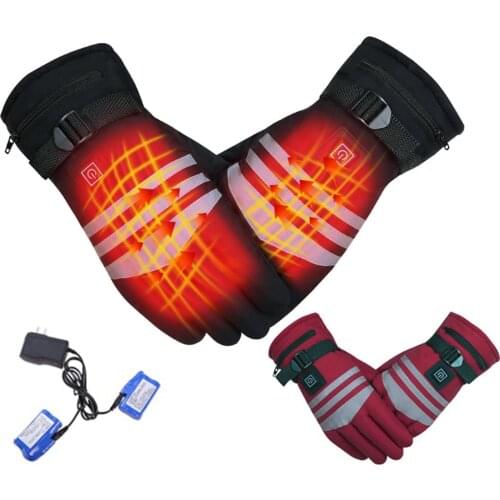 Heated Gloves 7.4V Rechargeable Battery Powered Electric Heated Hand Warmer for Hunting Fishing Skiing Cycling