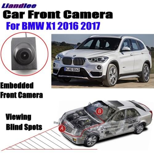 Car Front LOGO Grill Camera For BMW X1 2016-2018 Not Reverse Rearview Parking Camera Wide Angle