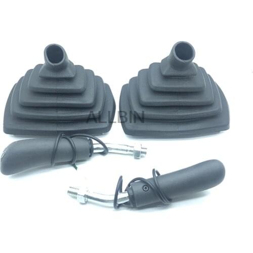 For Kobelco SK200 210 240 260 250-8 Super 8 Excavator Lever handle rubber dustproof cover Joystick grip cap Excavator Accessory