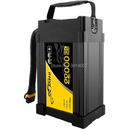 TATTU 22000mAh Battery agricultural spray drone 44.4V 12S with AS150 plug LiPO Battery multi-rotor six-axis drone