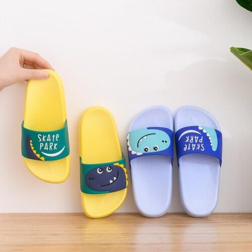 New Children Slippers Cute Cartoon Boys Slippers Non-slip Home Flip Flops Outdoor Casual Sandal Girls Slippers Kids Shoes Summer