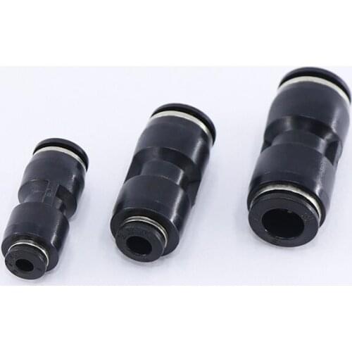 1 pcs Black PG Pneumatic fittings 2-way Straight connector variable-straight connector