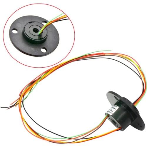 2/4/6/12 Channels/ 22mm Rings Slipring with 5mm Hole 2A Electric Slip Ring Hollow Shaft