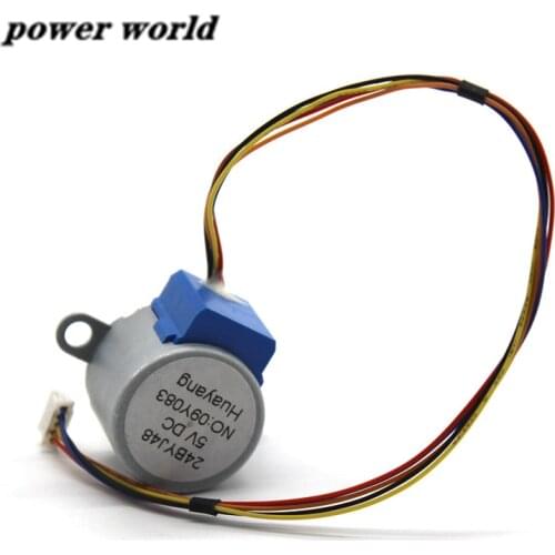 24BYJ48 Motor Micro Small Stepper Motor Screw Rod DC 5V Deceleration Stepper Motor with 4 Phase 5 Wire