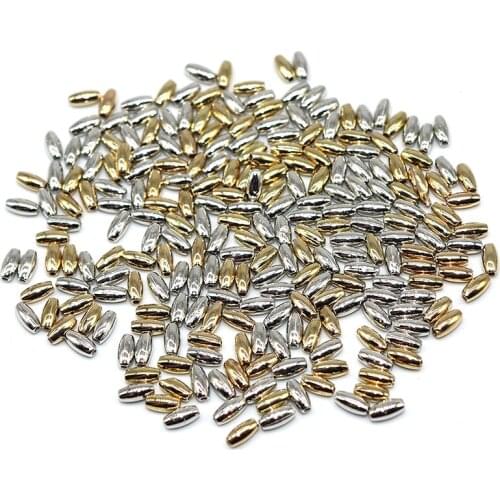 6*3mm 500/1000pcs CCB Oval Shape Spacer Loose Beads Handmade CCB Beads for Bracelet Jewelry Findings Components