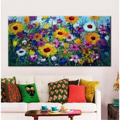 60x180cm square round diy diamond painting Wild Flower Landscape diamond embroidery Pictures decor diamond mosaic StickersZP-968