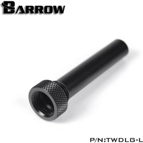 Barrow G 1/4" External Flow Direction Connector Lengthened - Black/ White/ Silver TWDLG-L