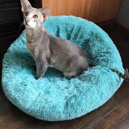 Large Dog Cat House Pet Bed Long Plush Washable Dog Bed Winter Warm Sleeping Bag Dog Kennel Cat Mats Puppy Cushion Soft Sofa