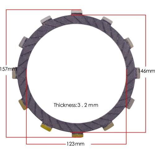 Motorcycle Clutch Plates Engine Part Friction Clutch Disc For KAWASAKI ZZR400 Clutch Kit